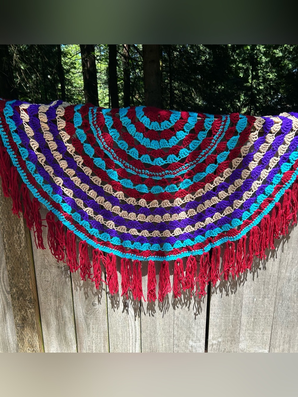 Circle, granny blanket!!